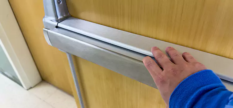 Installing a Push Bar on a Door Brooklyn Park